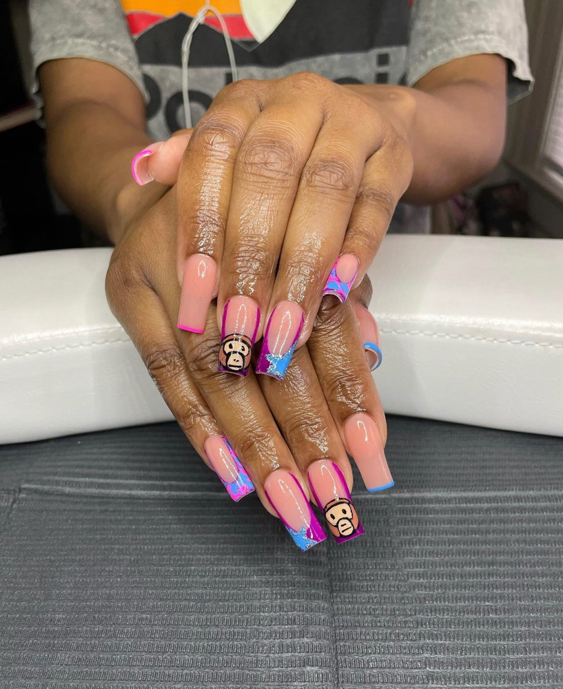 Artsy Painted Acrylic Fill-In