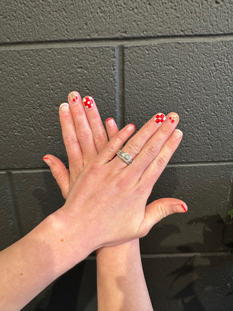 dry gel manicure