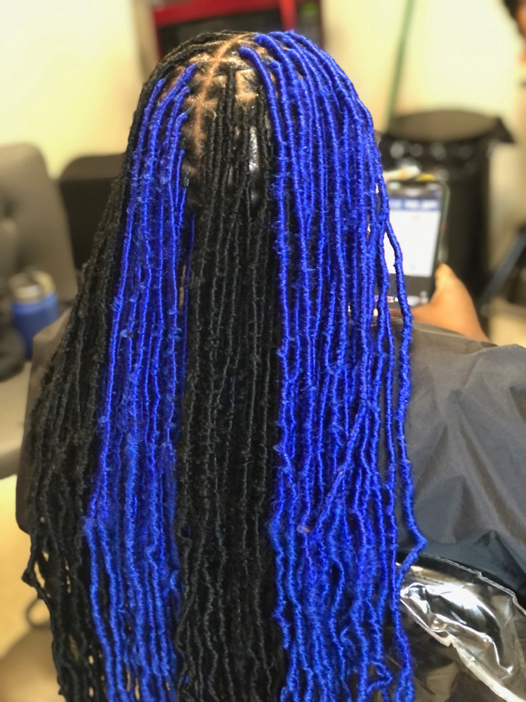 Soft Locs Midback at Elle Adore Styles in Columbia, SC