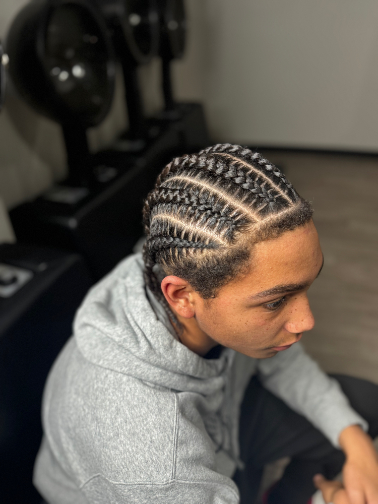 Men Freestyle Cornrows