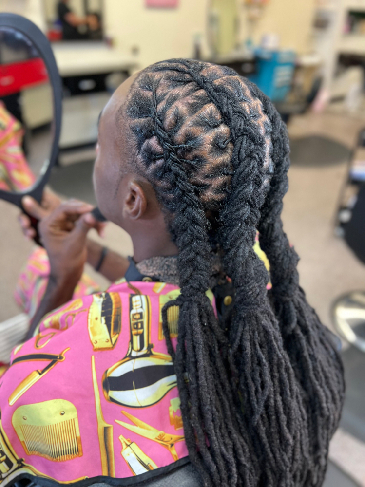 Loc Style (2 Strands not included) at MJ Hair Institute in Tyler, TX