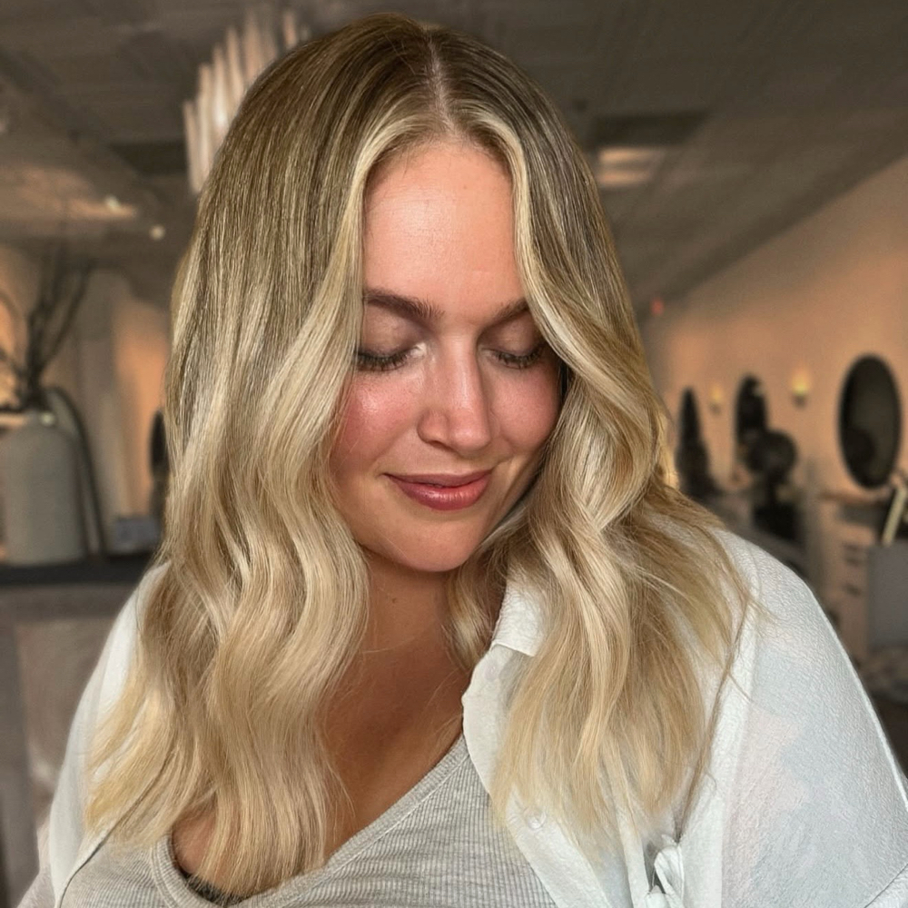 Custom Blonding & Haircut