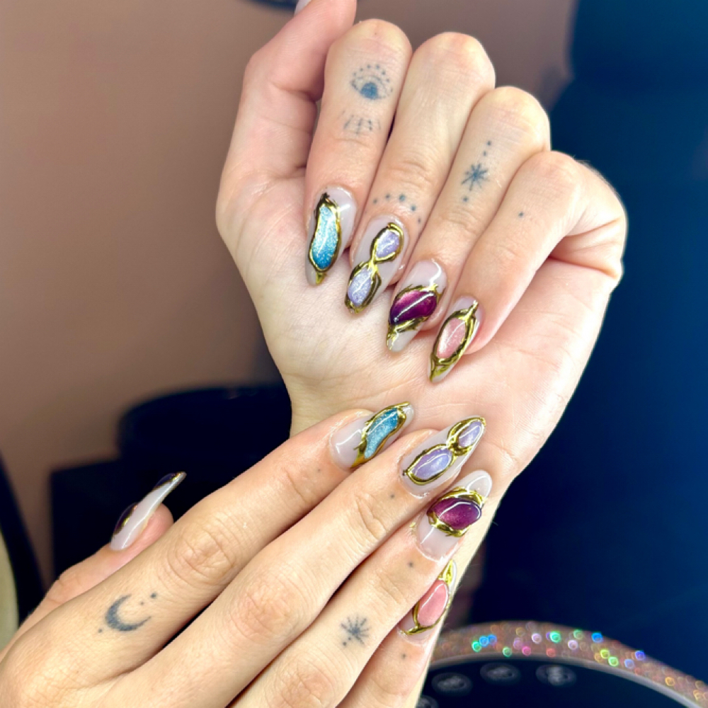 Structured Gel Manicure at The Nail Genie in Wailuku, HI