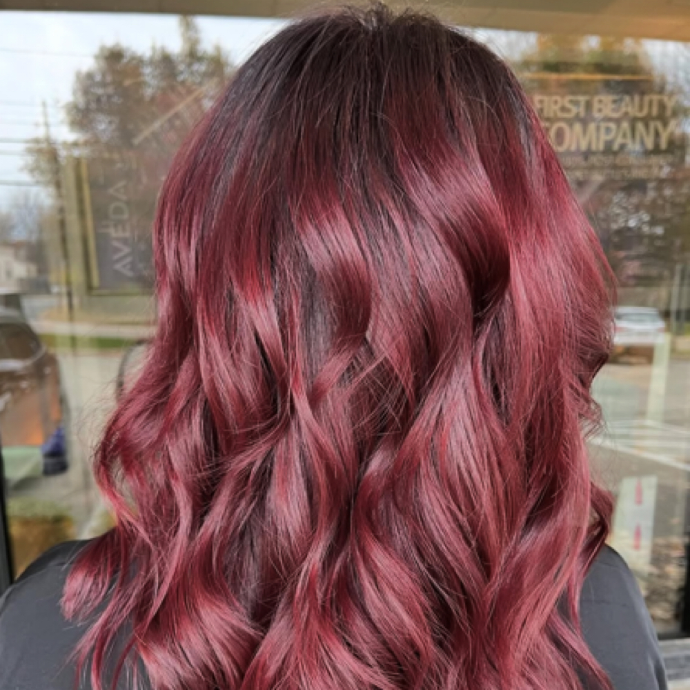 All over color at amani’s artistry in Boardman, OH