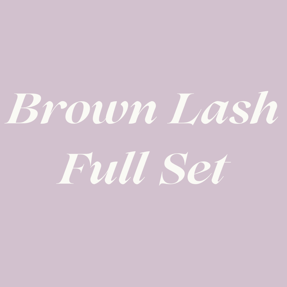 Brown Lash Full Set
