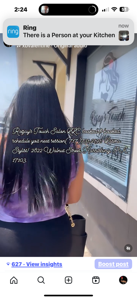 #65.Relaxer Long hair