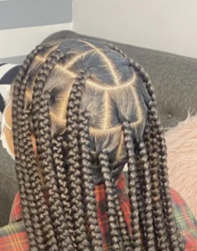 Large, XL, Jumbo Knotless Braids