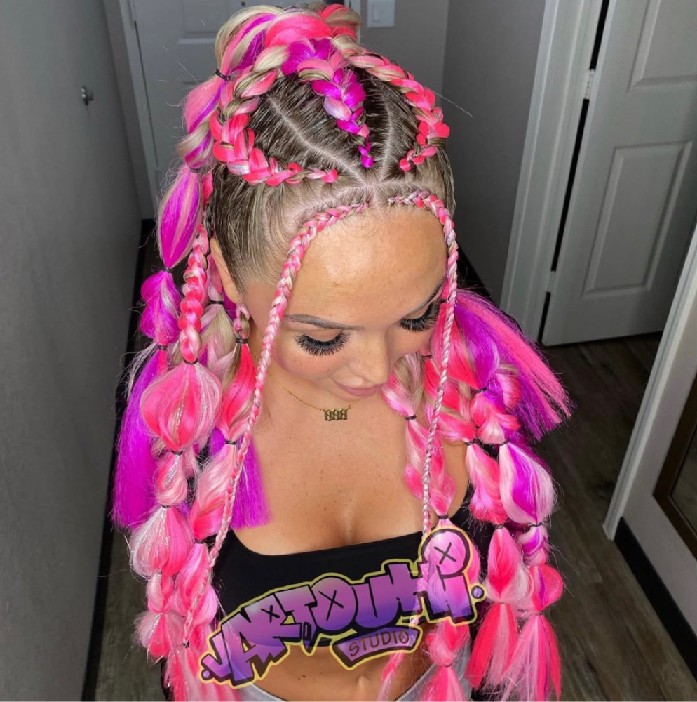 Trap Bean at Braid Girl Studios in Kyle, TX