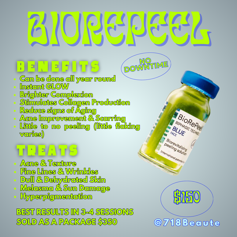 Biorepeel Package at 718 Beaute in East Elmhurst, NY