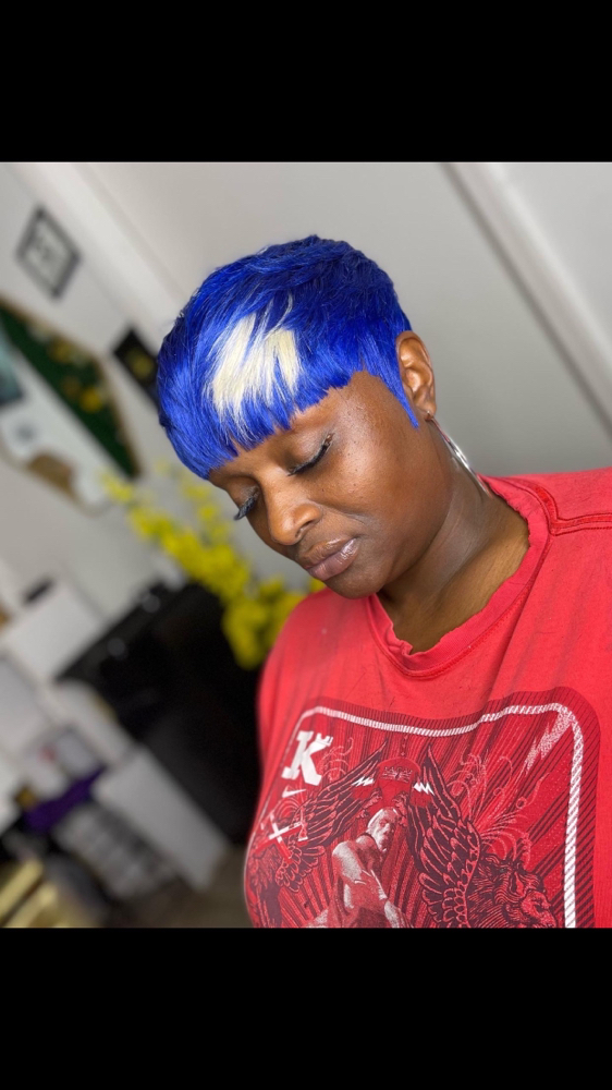 ShortCut Pixie Quickweave at Darica_the_Stylist✨ in Lancaster, SC