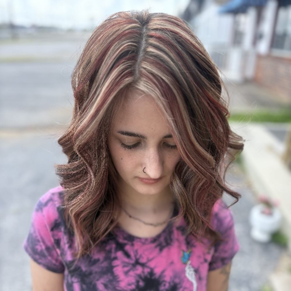 Full Highlight + Color at Beauty And The Beard Salon in Mcminnville, TN
