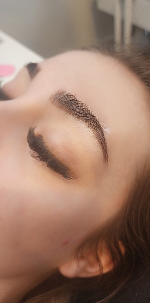 Brow Lamination With Tint