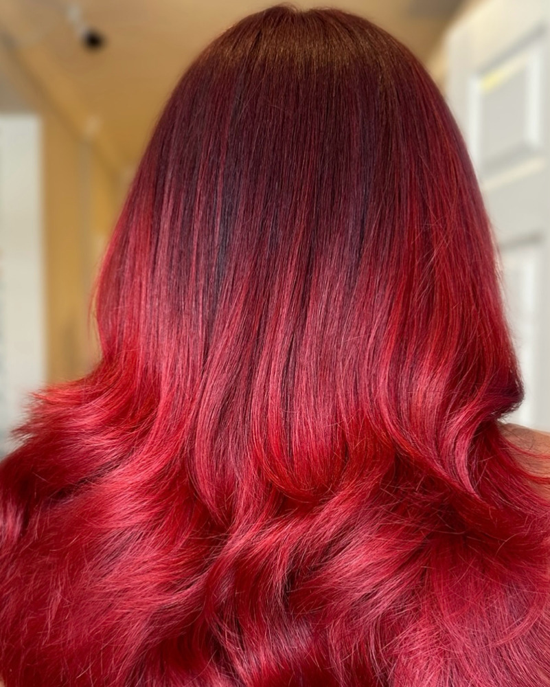 Blowdry at Hair Canvas Studio in Bristol, RI