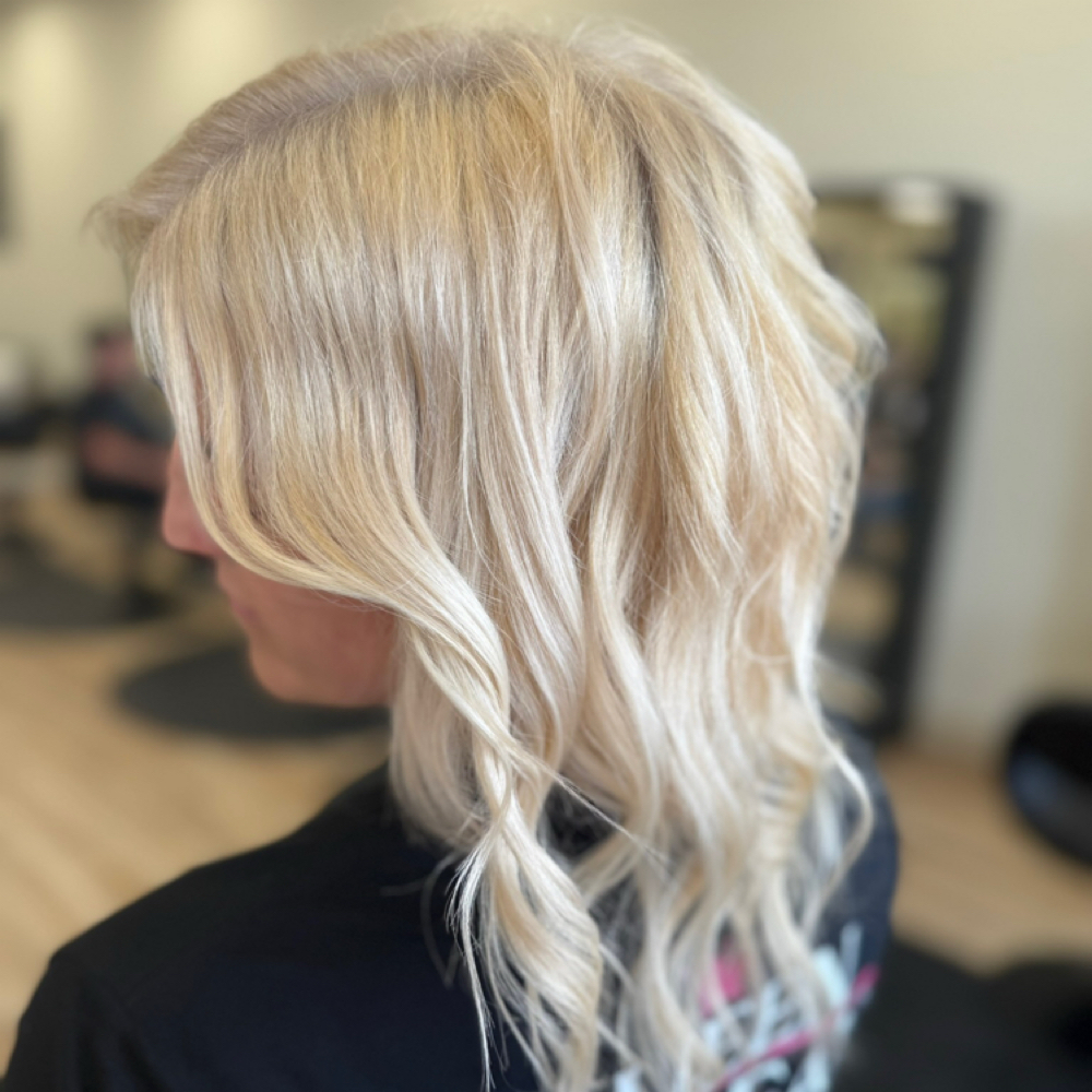 Haircut, shampoo & style at The Kurly Kay Way in High Ridge, MO