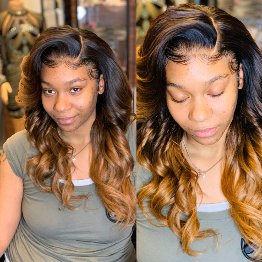 Wig Frontal Install W Customize