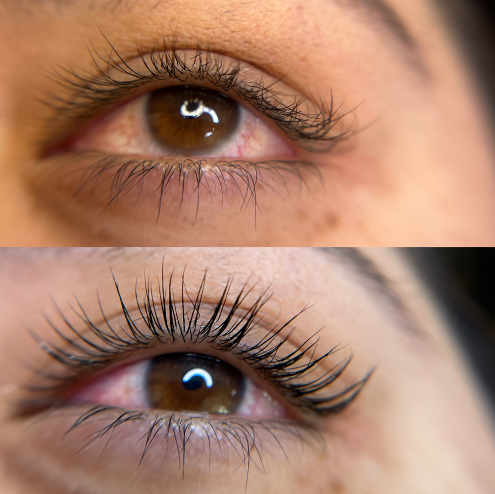 Lash lift with Tint