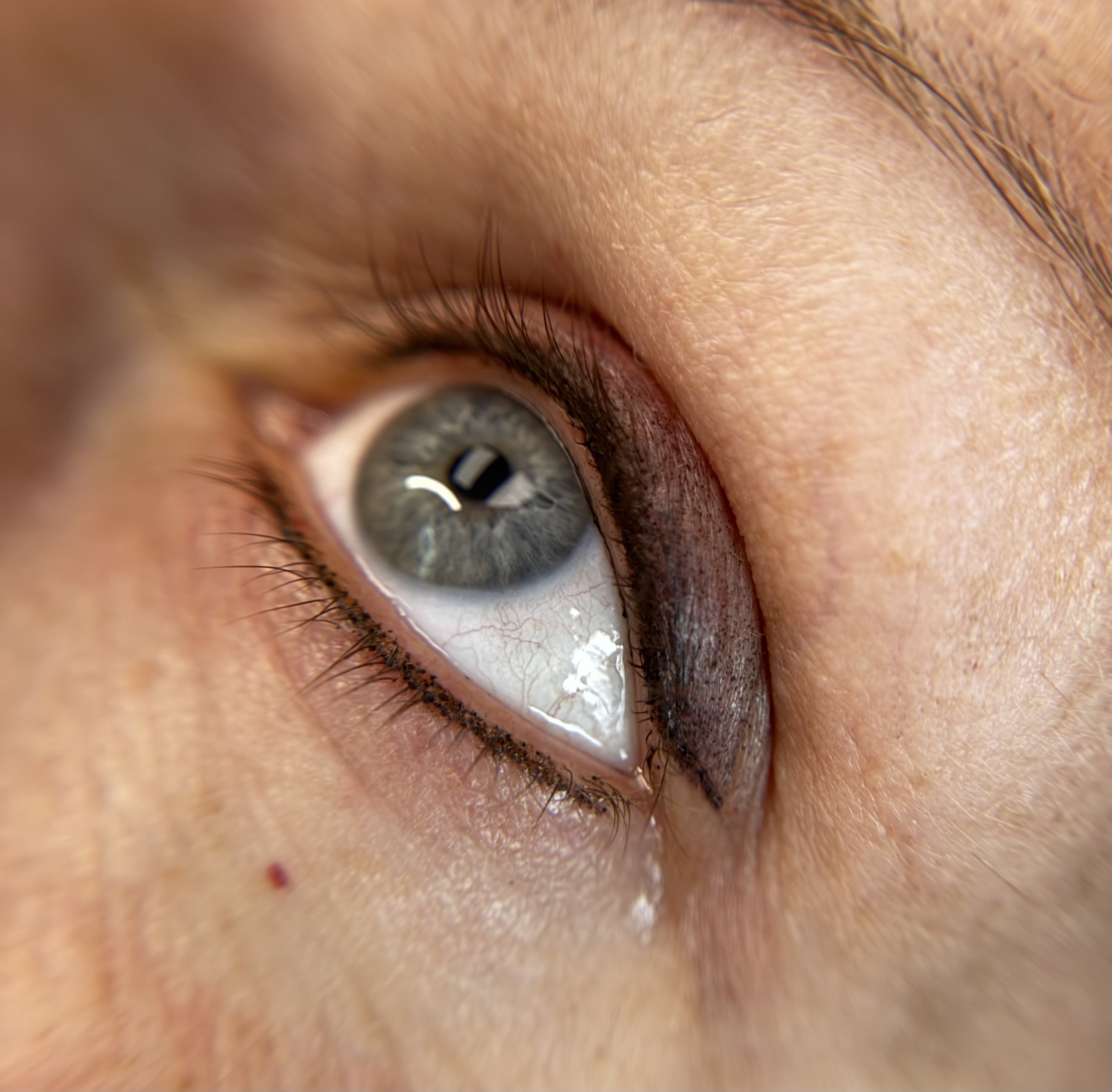 Lash enhancement eyeliner + shading