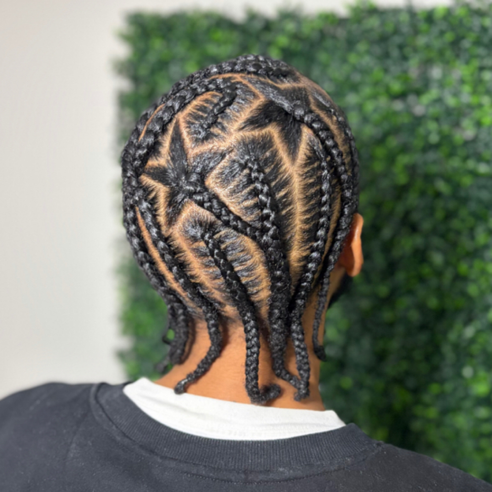 mens stitch braids at Beauty Obsessions in Newport, KY