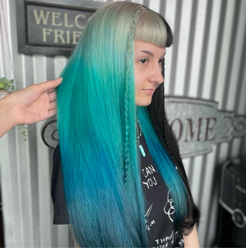 Vivid Colors at Knot Just Hair in Adams, NY