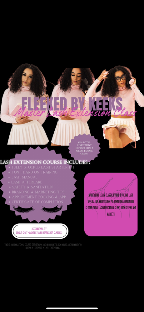 Master Lash Certification Course