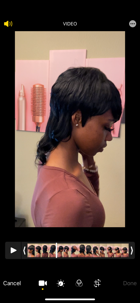 Mullet/Pixie Cut & Style