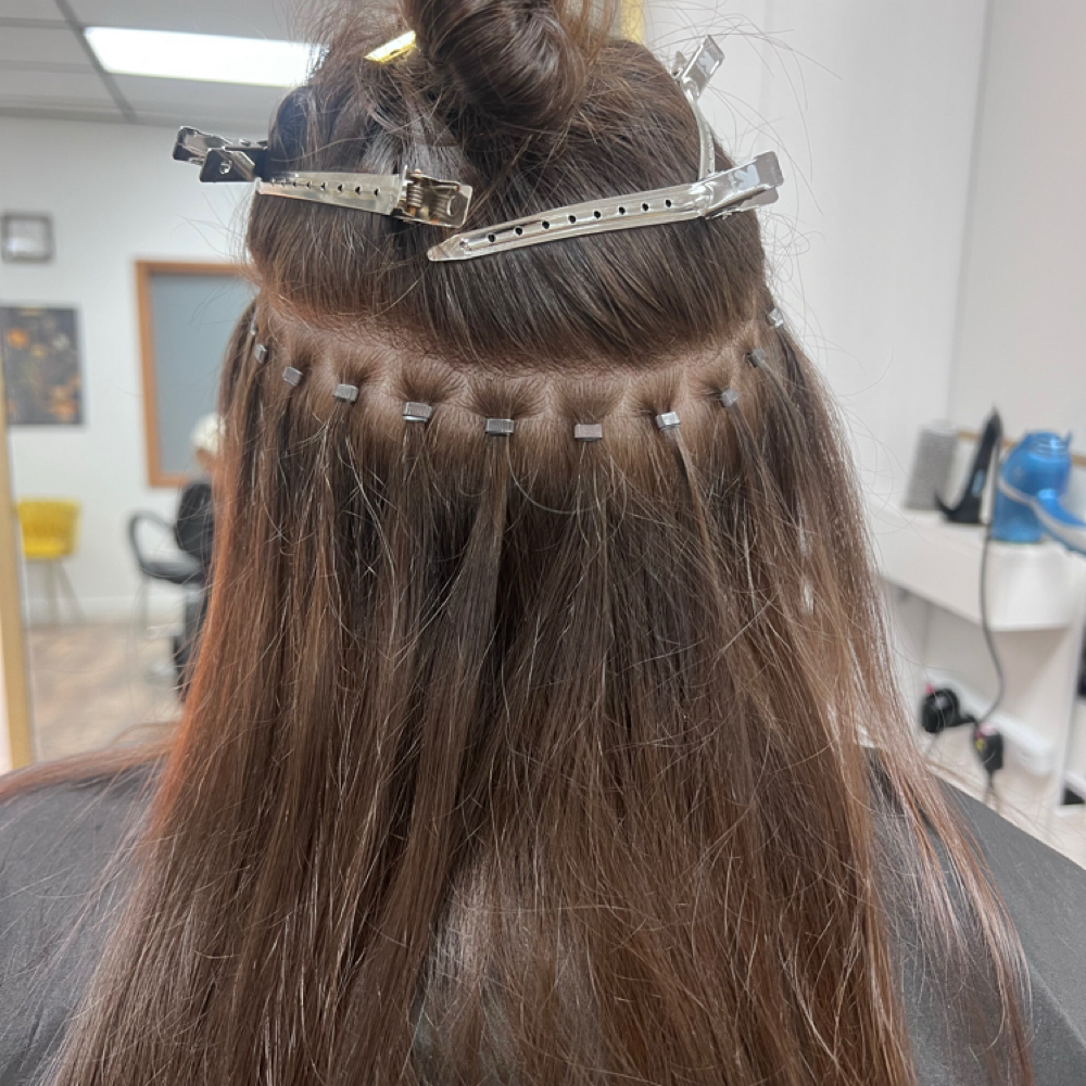 Extension Move Up at Birds Of A Feather                               Salon in Wakarusa, IN