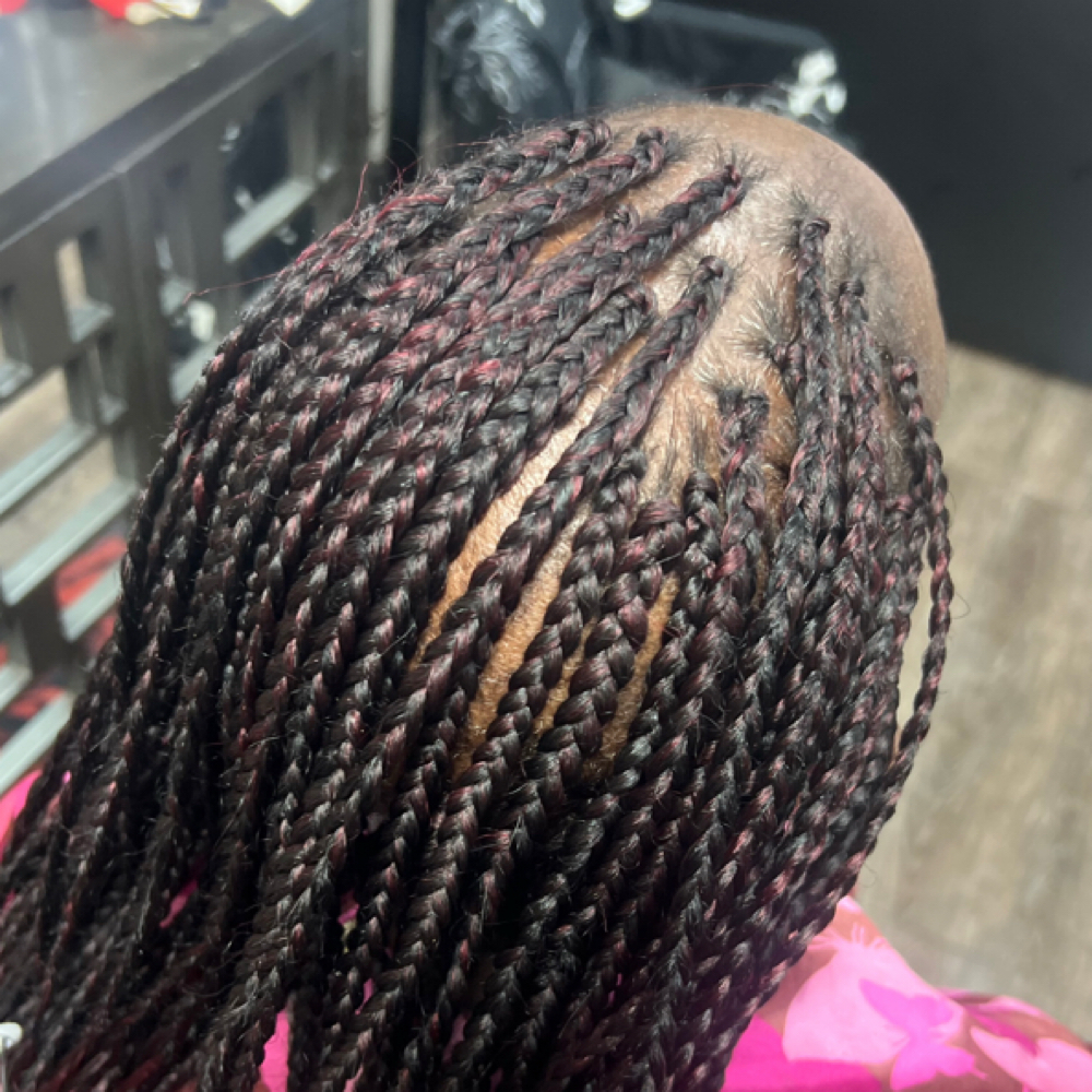 Small Box Braids at Cut Up & D.Y. E. Salon and Spa in New Orleans, LA