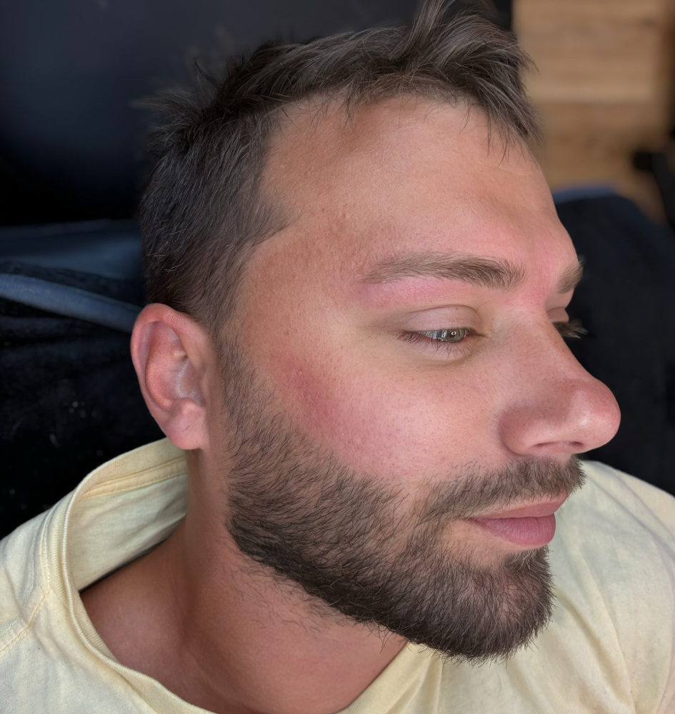 Beard Wax Line Up (cheeks)