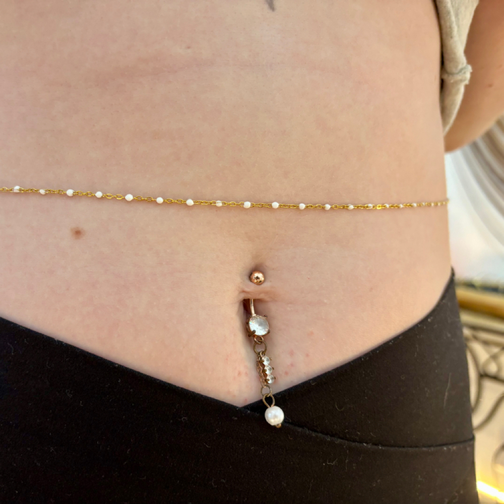 Belly Chain at Consider The Lilies- Permanent Jewelry in Richmond, KY