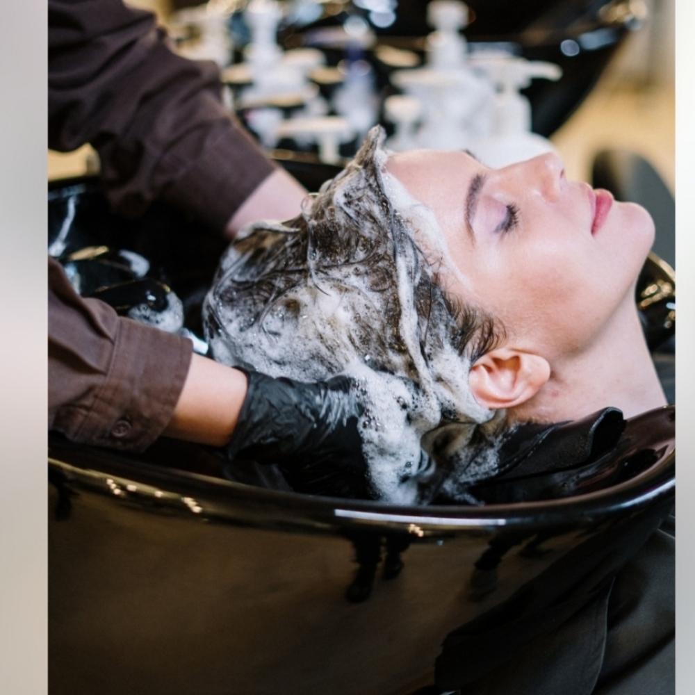 Hair Wash & Dry (short/med Hair) at Blended Edge Salon in Great Falls, MT