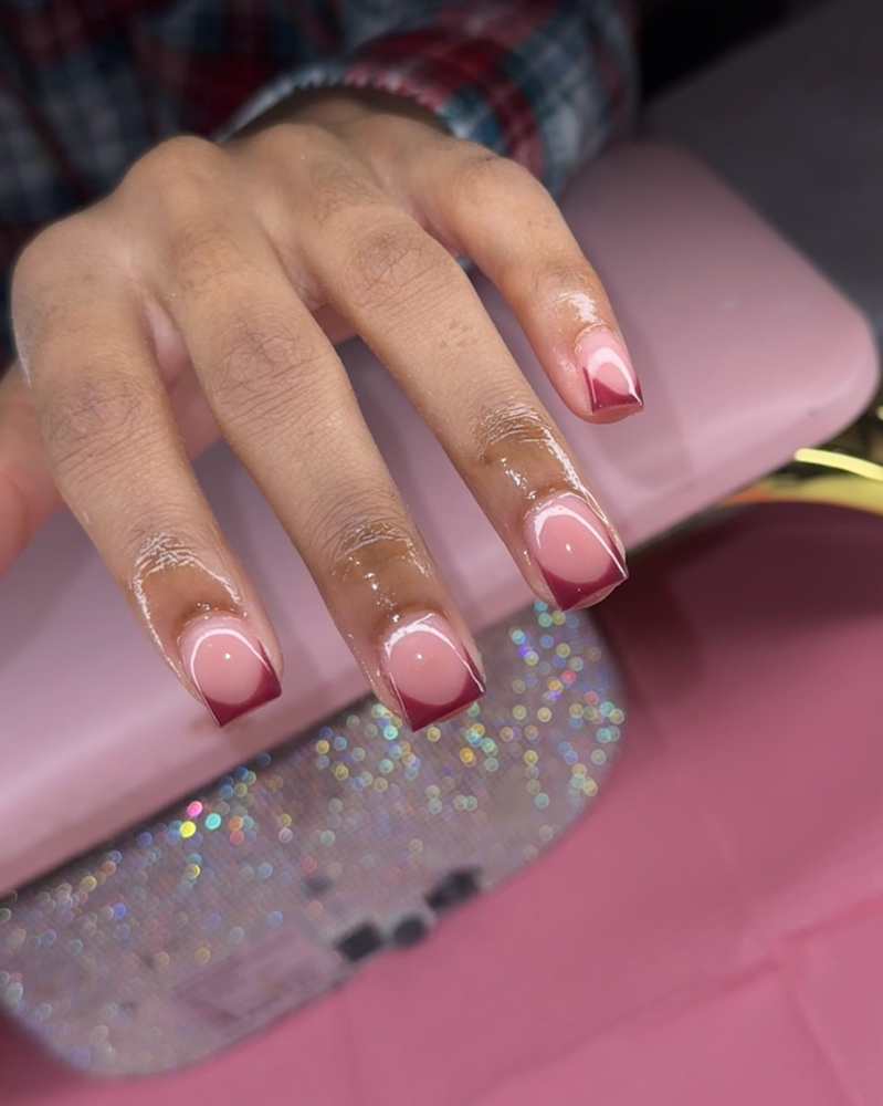 acrylic overlay at NailedxAlexia in Aurora, CO