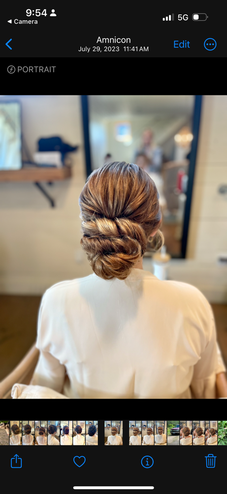 Bridal Party Hairstyling
