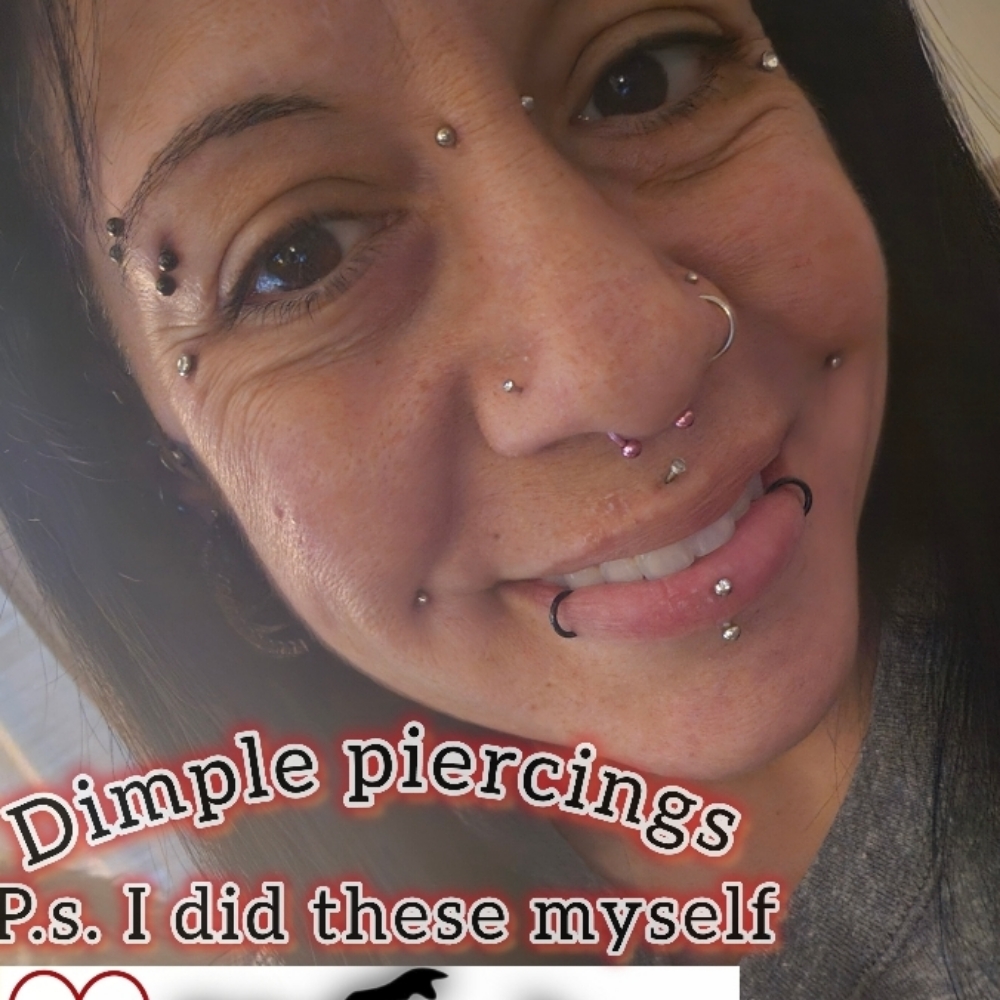 Cheek Piercings at Piercings By Autumn in New Castle, PA