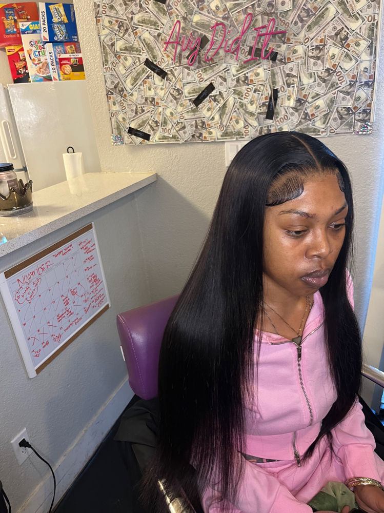 28” + WIG INSTALL ( VIRGIN HAIR )