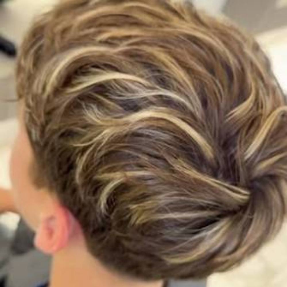 Mens Haircolor at Shear Elegance by Jannet in Galveston, TX