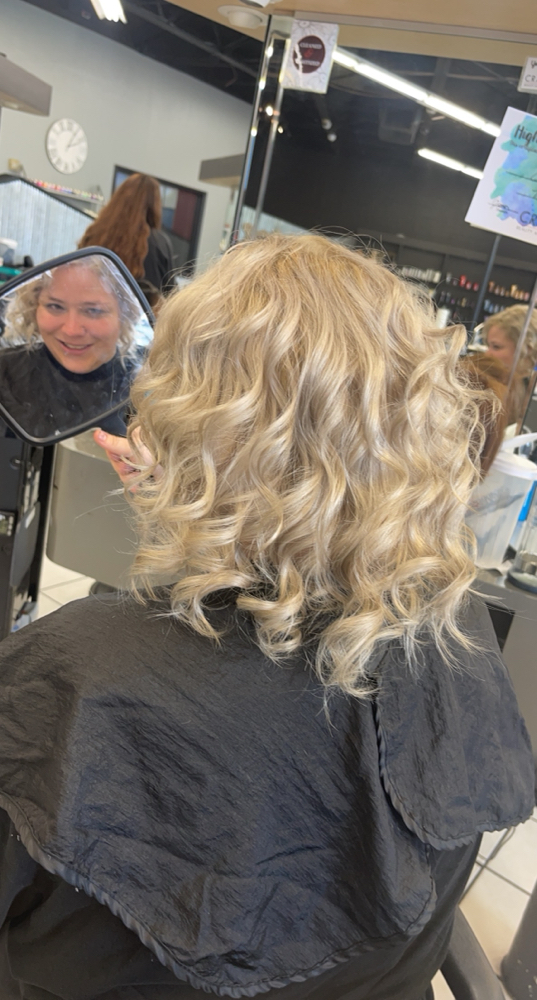 Cut with wash and style at Love and Hair in Cheney, KS