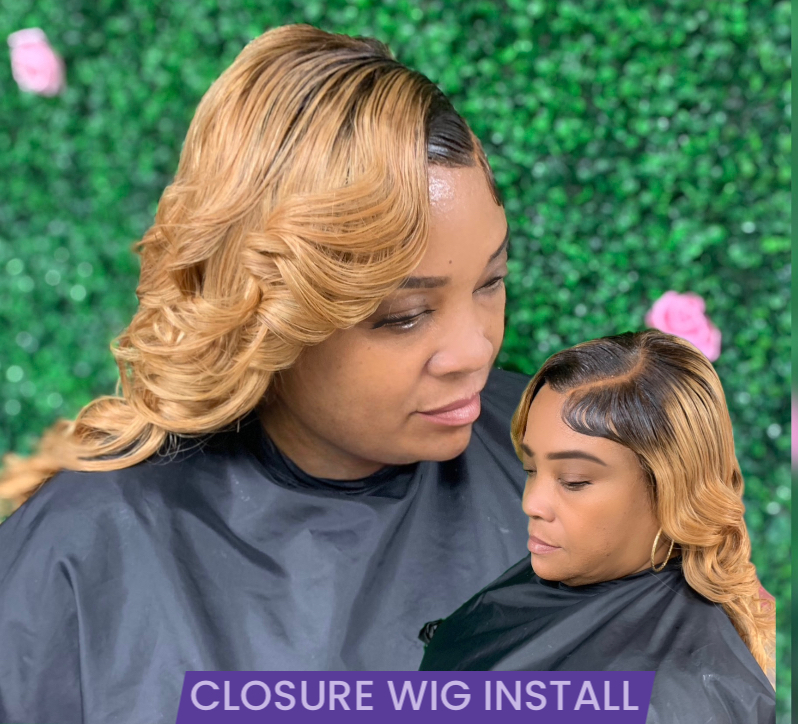 Closure Sew-in at Salon Avangarde313 in Oak Park, MI
