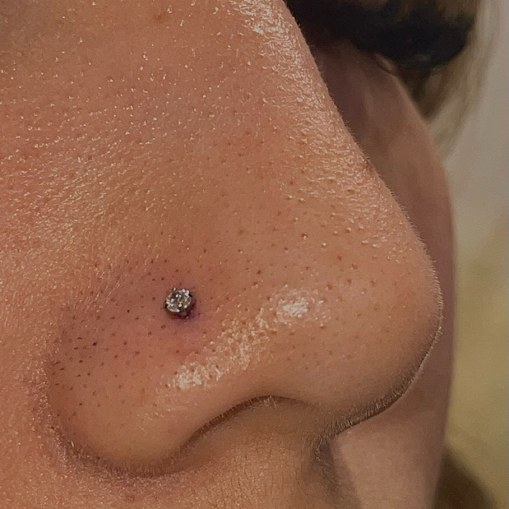 Nostril at Dark Age Piercings by Sarah in Denton, TX