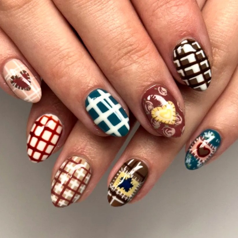 Structured Mani Fill at Sora Nails in Lincoln, NE