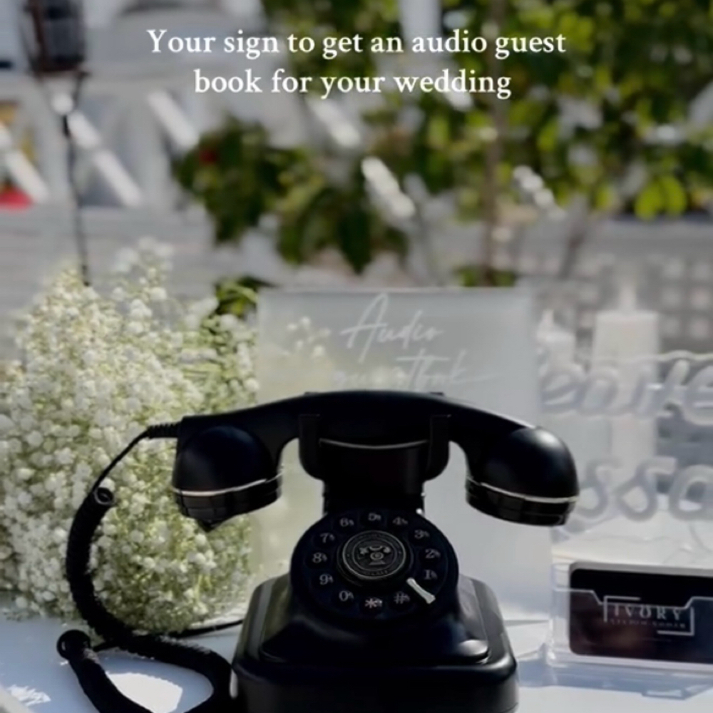 Audio Guest Book at Perfect Moment’s PhotoBooth
