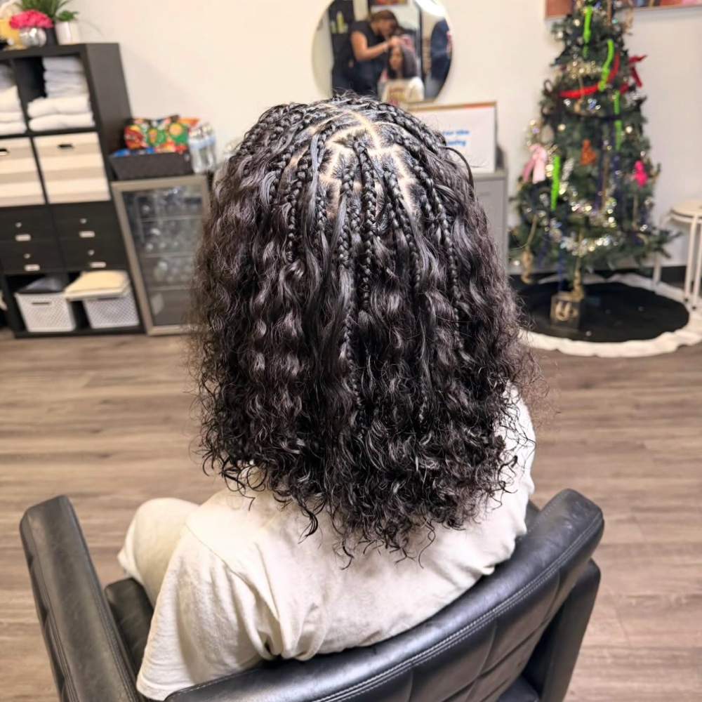 Medium Bora Bora Braids at Touched By Titi in Round Rock, TX