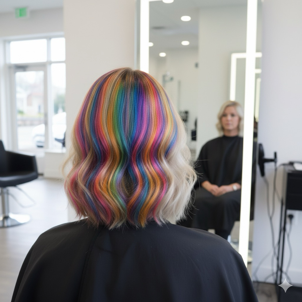 Hair color correction Short Hair at Camilo Garcia Hair Studio in Queens, NY