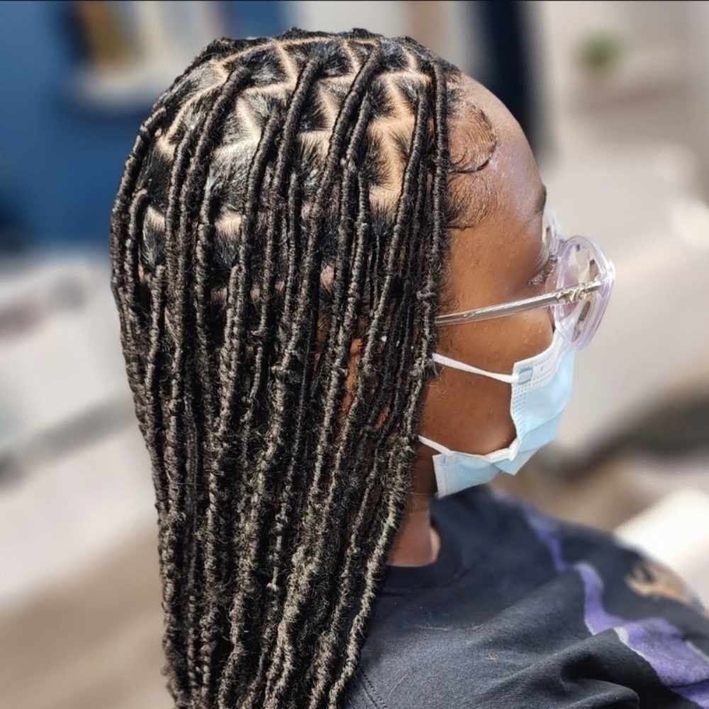 Soft Locs at The Braid Lounge in Burlington, NC