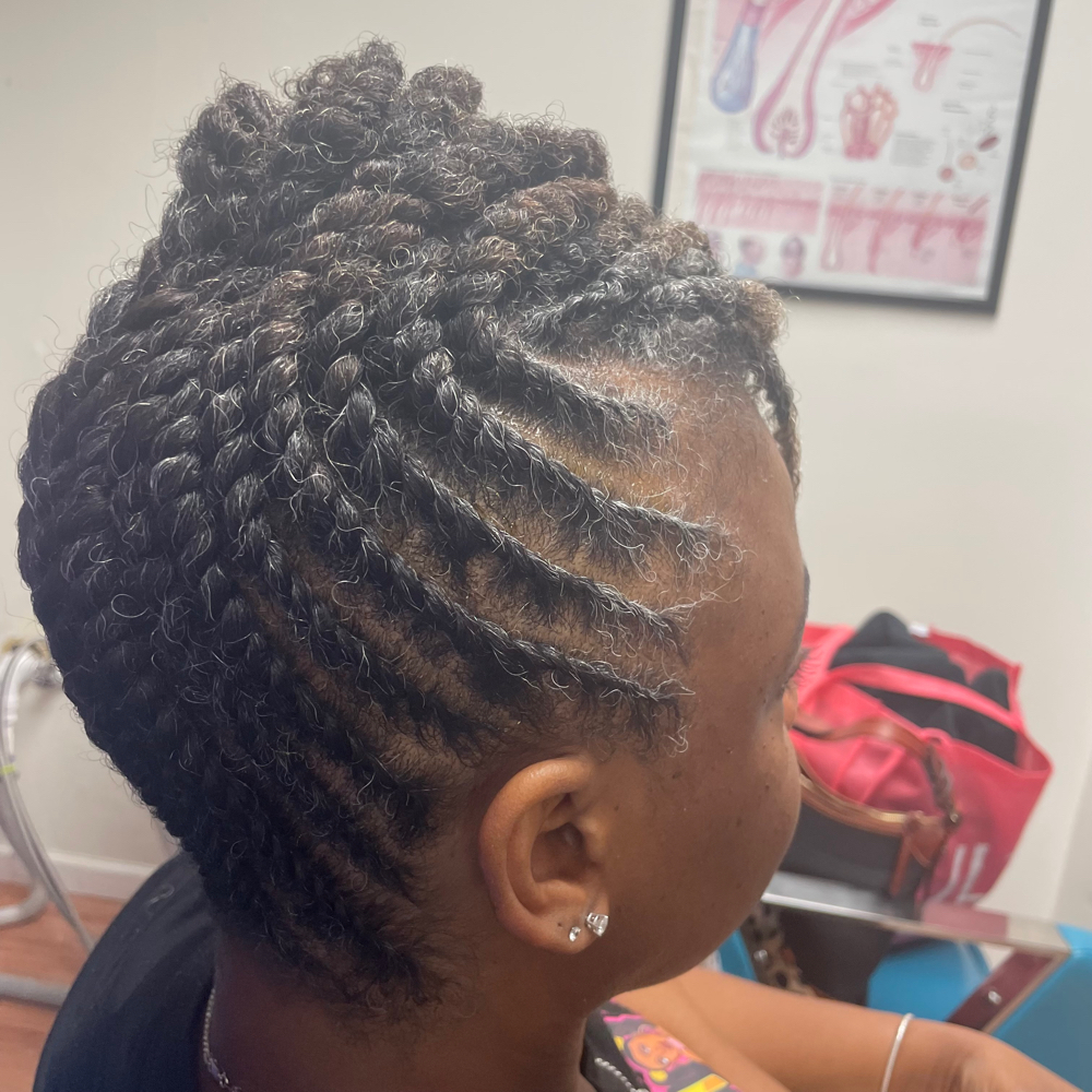 Flat Two Strand Styles