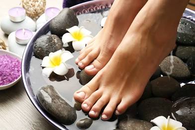 Blue Pedicure