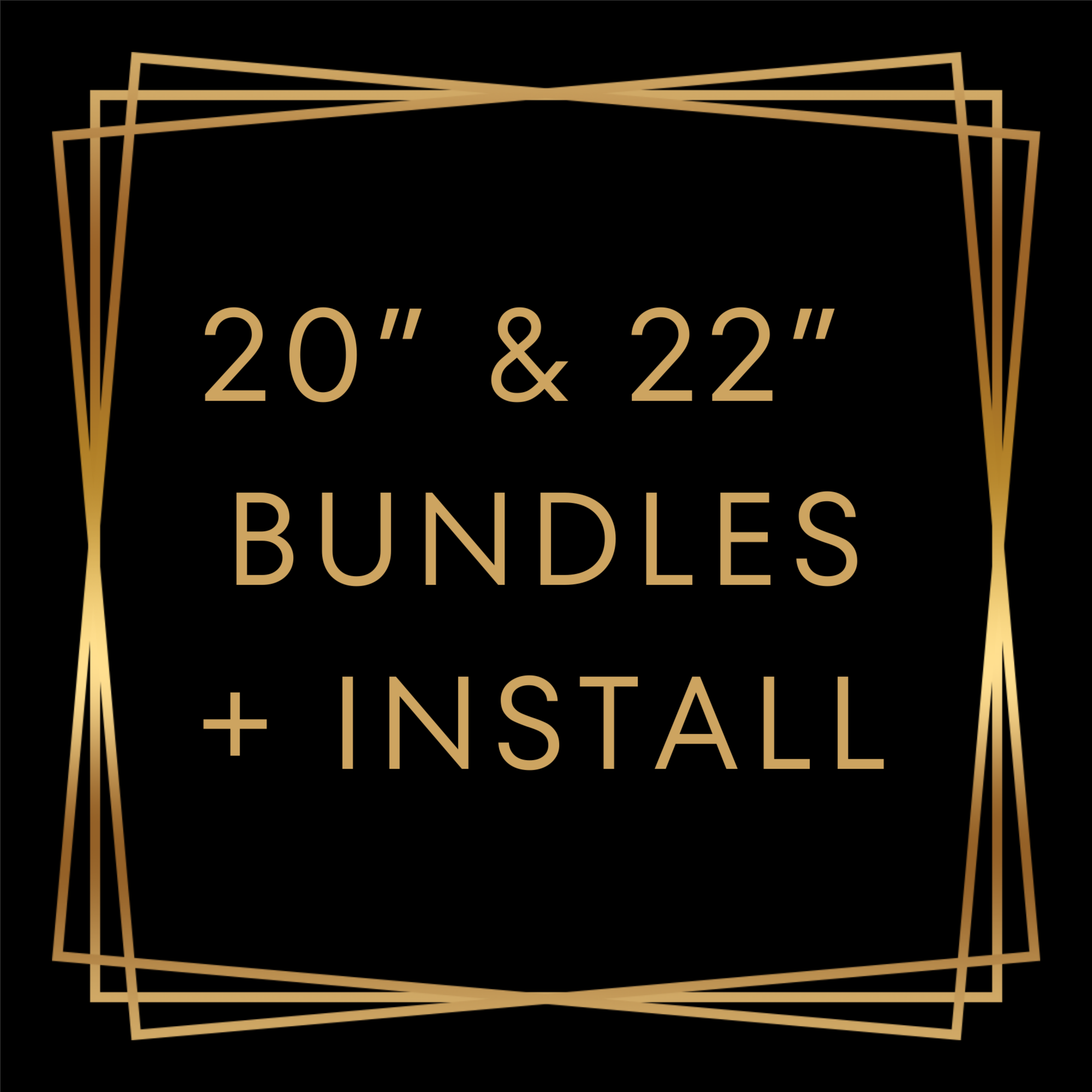 20” & 22” Bundles + Install at Hair By Sable Marie Studio in Saint Clair Shores, MI