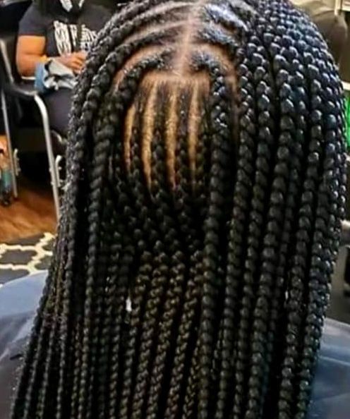 Layered Cornrows