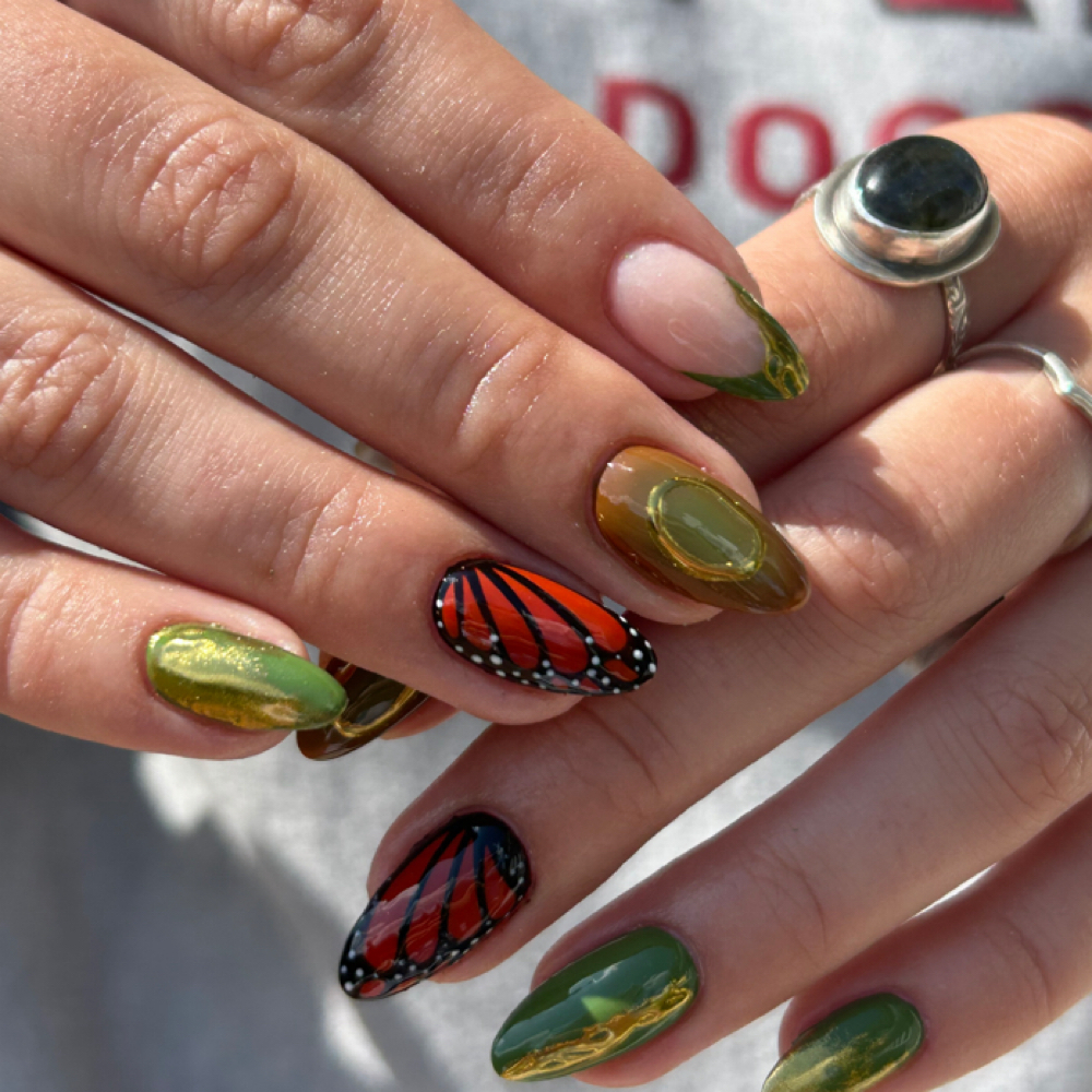 Intricate Complex Design at A.L ~ Nails in Agawam, MA