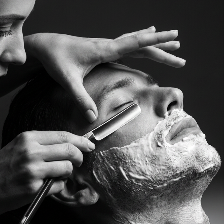8 Step Facial Shave at Scissors & Razors Men’s Grooming Studio in Huntersville, NC