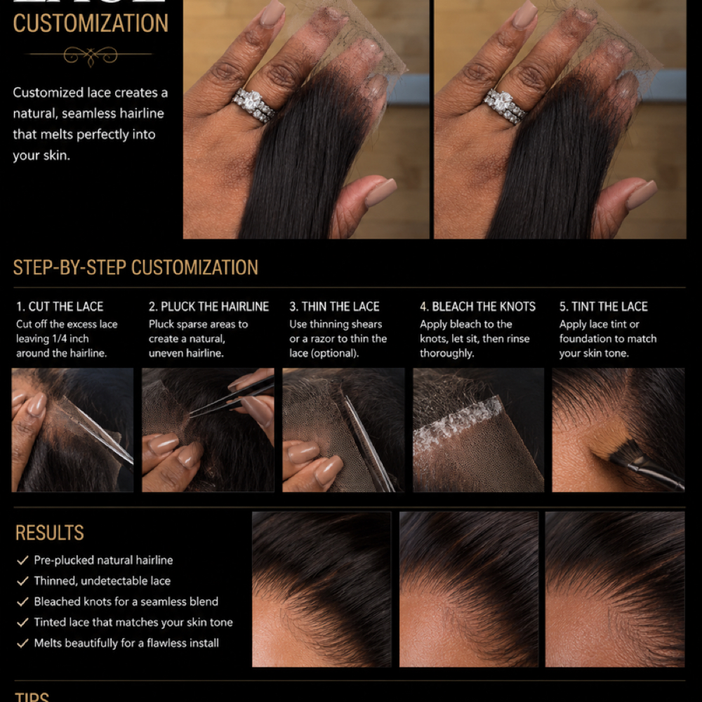Lace Hair Customization at Blended Beauty Hair in brooklyn, NY